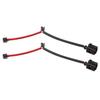 EGOESWELL 2PCS Brake Wear Pad Sensor Rear Left + Right 7L0907637B, 7L0907637C view 2
