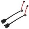 EGOESWELL 2PCS Brake Wear Pad Sensor Rear Left + Right 7L0907637B, 7L0907637C view 3