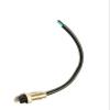 VAIGAI 10pcs GX12 12mm Female Single-end Air P/Lug Aviation Socket Connector P/Lug Cable 20cm 2P 3P 4P 5P 6 Pin(3p) view 2