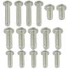 FIGULI Bodywork Screws Motorcycle Full Fairing Bolts Kit for ZX12R ZX-12R ZX 12R 2000 2001 2002 2003 2004 2005 Clips Nuts Body Screw Stainless(Silver) view 2