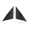 JUPIZEUS for Tesla Model Y Juniper 2025 A Pillar Triangle Film Carbon Fiber Pattern Window Pillar TPU Protective Film Anti-Scratch Waterproof Film 2Pcs view 2