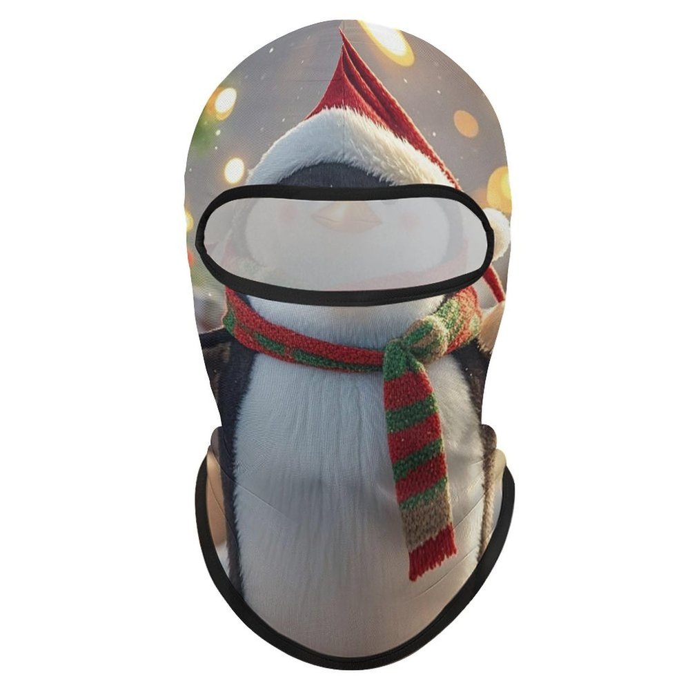Christmas Funny Penguin Ski Mask Cover Balaclava Full Face Mask Winter Face Cover Cooling Neck Gaiter UV Protection for Men Women Outdoor Sports Motorcycle Riding