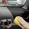 Car Interior Dashboard Polish Wax, Long-Lasting Mild Car Interior Care Coating Wax, Portable Auto Parts Cleaner Restorer with Sponge, Multipurpose Auto Seat Polish, Prevent Fade, Yellow, Oxidation view 4