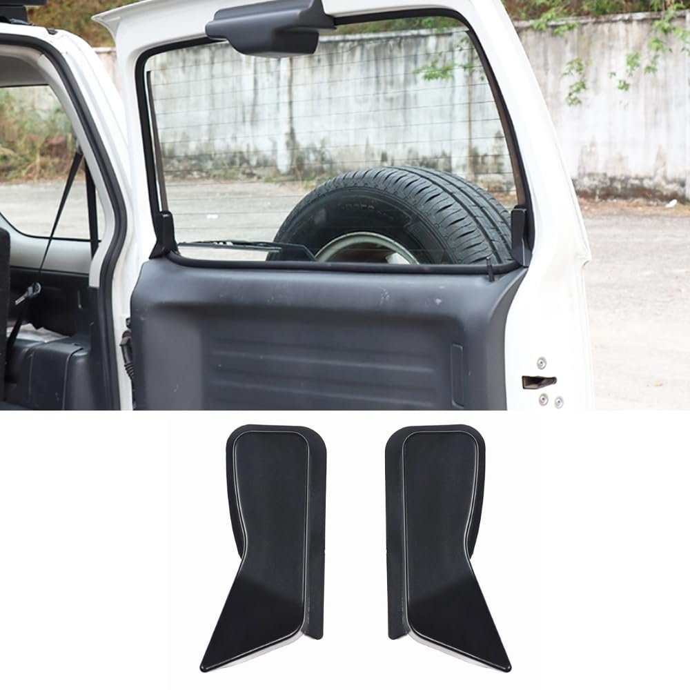 HAGEZA 2PCS ABS Rear Windshield Heating Wire Protection Cover Trim,Fit for Suzuki Jimny 1998-2017,Rear Windshield Heat Cable Cover Matte Black