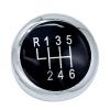 ZZQKSP 6 Speed Car Gear Knob Cap Cover Chrome Shifter Head Cover for VW for Passat B6 2005-2011 B7 2010-2014 CC 2009-2012 view 1