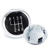 ZZQKSP 6 Speed Car Gear Knob Cap Cover Chrome Shifter Head Cover for VW for Passat B6 2005-2011 B7 2010-2014 CC 2009-2012 view 2