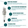 Iridium Spark Plugs Set of 4 Fit for Chevrolet Sonic 2012-2018 Aveo Aveo5 2009-2011 Cruze 2011-2015 Cruze Limited 2016,Pontiac G3 2007-2010 1.6L 1.8L L4 view 3