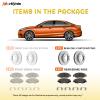 Xtorkynis Rear Brake Kit, Drilled and Slotted Brake Rotor with Ceramic Pads for Buick Enclave 2008-2017, Chevy Traverse 2009-2017, Gmc Acadia Limited 2007-2017, Saturn Outlook 2007-2010 view 4