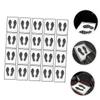Cabilock 20pcs Disposable Car Floor Mats Paper Auto Floor Protection Mats White Kraft Paper for Vehicle Carpet Coverage Easy Use and Disposal view 4