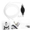 Kichvoe Manual Oil Absorber Pump with One Way Valve Durable Rubber Bulb Siphon Hose for Transfer Handheld Syphon Pump for Petrol and Liquids with High Flow Rate view 2