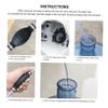 Kichvoe Manual Oil Absorber Pump with One Way Valve Durable Rubber Bulb Siphon Hose for Transfer Handheld Syphon Pump for Petrol and Liquids with High Flow Rate view 4
