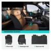 LLXINGYL Compatible with F-150 F150 2015-2024 (Not Rear Seat with Under-Seat Fold Flat Storage) TPE 3D Car Floor Mats Foot Set Left Rud view 2