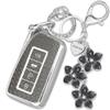 Yekoubo Sakura Flower Key Fob Cover for Lexus RX ES 4-Button Black view 1