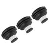 3pieces Engine Cover Rubber Grommet Mount Clip Compatible for Renault Clio Kangoo Modus 7701056972 view 3