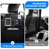 NUWQICD Back Seat Protector 2 Pack Fit For Kia Niro Car Kick Mats with Touch Screen Tablet Holder Storage Organizer Waterproof Dirt Proof Faux Leather Auto Accessories for Kids (1 Pair Black) view 3