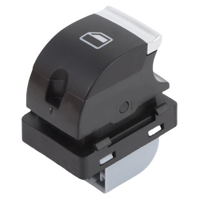 KIMISS Passenger Side Power Window Switch Chrome Plated ABS Car Window Switch for Easy Installation