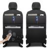 NUWQICD Back Seat Protector 2 Pack Fit for Toyota RAV4 Car Kick Mats for Kids Upgraded Version with Storage Organizer Waterproof Dirt Proof Faux Leather Auto Accessories (Black) view 1