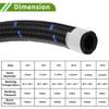 ACROPIX AN-8 Fuel Line Hose 5.02 ft l 11.13mm ID 17.2mm OD Vacuum Hose Automotive Fuel Hose 1 Pcs view 4