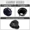 Riloer Fuel Flap Cap Insert, Replace Q0000251V012, Compatible with Benz Smart Roadster W452, Compatible with Benz Smart Fortwo W450, 1 pc view 3
