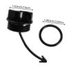 Riloer Drain Plug Cover Caps, Replace 292001352, 292002024, 292001320, Drain Plug Cover, Compatible with Sea-Doo GTI 130 2011-2014, Black 2 pcs view 3