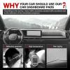 Autorder Dashboard Cover Mat for Kia Sorento 2021-2025 2026 Accessories Dash Cover Upgrade Velvet Dash Mat Sunshade Glare UV Rays Protector(Only fit for12.3-inch Navigation) view 2