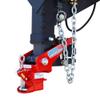 Shocker 30K Gooseneck Surge Air Hitch & Shift Lock Coupler for 2-5/16" Ball, Square 4" Straight Pin view 2