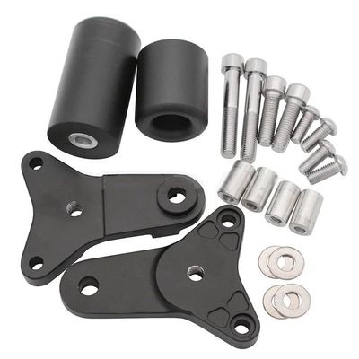 Motorcycle Frame Sliders for GSXR600 GSXR750 GSX-R GSXR 600 750 2011-2015 Motorcycle Frame Sliders Crash Falling Protection(Black)