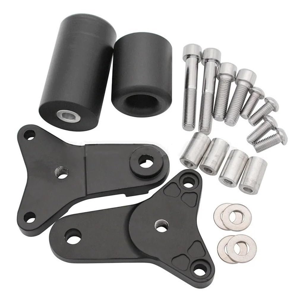 Motorcycle Frame Sliders for GSXR600 GSXR750 GSX-R GSXR 600 750 2011-2015 Motorcycle Frame Sliders Crash Falling Protection(Black)