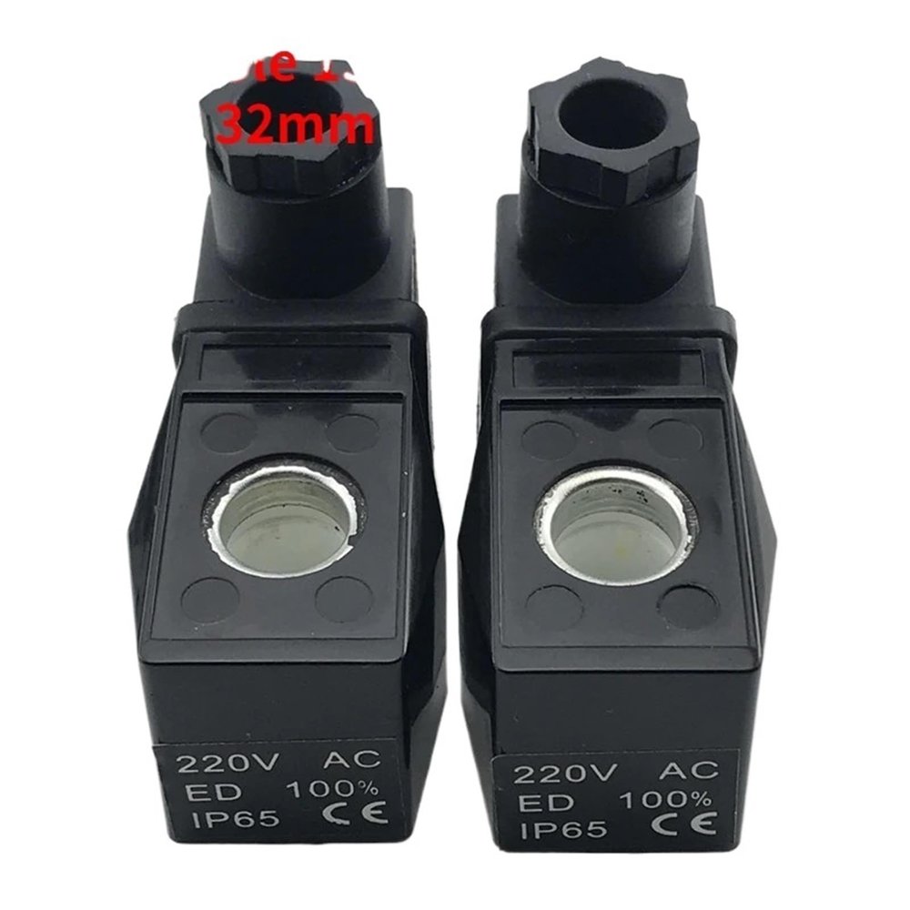 1PCS AB310 Solenoid Valve Coil Water Valve Normally Open Coil Inner Hole 13.5mm Height 32mm AC220V DC24V(AC220V)