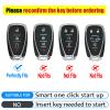 CHATYYD Soft TPU 360 Full Protection Car Key Fob Cover for Chevy Trax view 2
