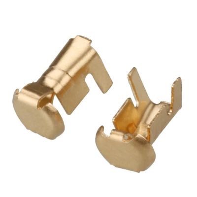 AICNRUT 20/50/100/200 Pcs Brass Wire Harness Connector Crimp Terminal Fuse Holder Button DJ9007A G45 AICNRUT(100 pcs)