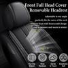 SOUIPA Car Seat Covers 2 Seats Fit for BMW X1 2018-2024 2025,Waterproof Leather Seat Covers,Airbag Compatible,Car Seat Protectors Interior Sets(2PCS with Pillows,Black) view 3