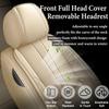 SOUIPA Car Seat Covers 2 Seats Fit for BMW X6 2025,Waterproof Leather Seat Covers,Airbag Compatible,Car Seat Protectors Interior Sets(2PCS with Pillows,Beige) view 3