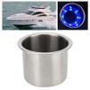 NOENNULL Universal Water Cup Holder Heavy Duty 304 Stainless Steel Drink Bottle Mount for Marine, Boat, Yacht, Car RV Adjustable Clamp view 2