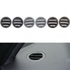 TPUIZUS Brown,Left, 1 Pcs Car Front Dashboard Air Conditioning Round Vent Grille Cover for Mercedes Benz E Class W212 E200 E300 E260 2009-2015 2128310459 2128310359 view 2