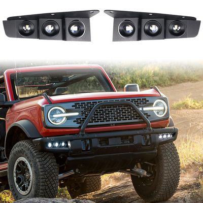 KAKABAS LED Fog Lights Compatible with 21-23 Ford Bronco 2/4-Door