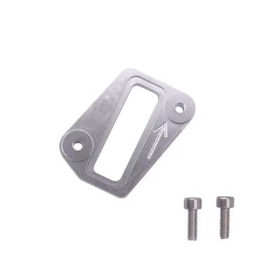 MAF Bung Mount Weld Flange, Aluminum Alloy MAF Sensor Bung with Screws Mass Air Sensor Fit for LS3 LS7 LS9 Replacement Auto Accessory for Cold Air Pipe Tubing Cold Side