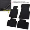 Car Floor Mats for Audi Q8 E-tron (GE) SUV 2023-2025 5 PCS,Yellow X2 Trim view 3