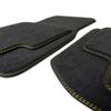 Car Floor Mats for Audi Q8 E-tron (GE) SUV 2023-2025 5 PCS,Yellow X2 Trim view 4