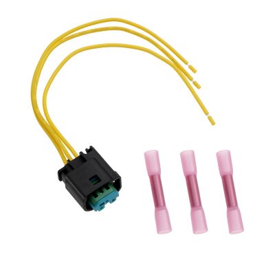 YINETTECH 1pc 3Pin Socket Housing with Cable Repair Kit 61130141152 61132359998 Compatible with BMW for PDC ESP DWA