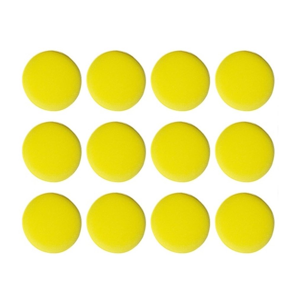 LABUDFCR 6Pcs/ 12pcs/1pack Polishing Sponge Wax Car Applicator Pad Foam Wax Car Pad for Cleaning Car Waxing Sponge