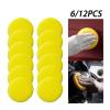 LABUDFCR 6Pcs/ 12pcs/1pack Polishing Sponge Wax Car Applicator Pad Foam Wax Car Pad for Cleaning Car Waxing Sponge view 3