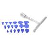 Grcfumo Paintless Dent Removal Puller T Bar, Universal T Bar Dent Repair Paintless Dent Repair Puller with 18pcs Pulling Tabs, Repair Remove Tools Set for Most Cars view 3