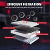 YxpBrake Engine Air Filter, CA9345 Replacement for Chevy Trailblazer 2002-2009, GMC Envoy 2002-2009, Buick Rainier 2004-2007, Ascender 2003-2008, Bravada 2002-2004, 9-7X 2005-2009, Ion 2004-2007 view 2