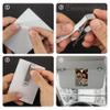 Framendino, 4 Pack Sublimation Acrylic Photo Visor Clips Blanks Heat Transfer Clip Car Accessories for DIY Crafts (Rectangle) view 4
