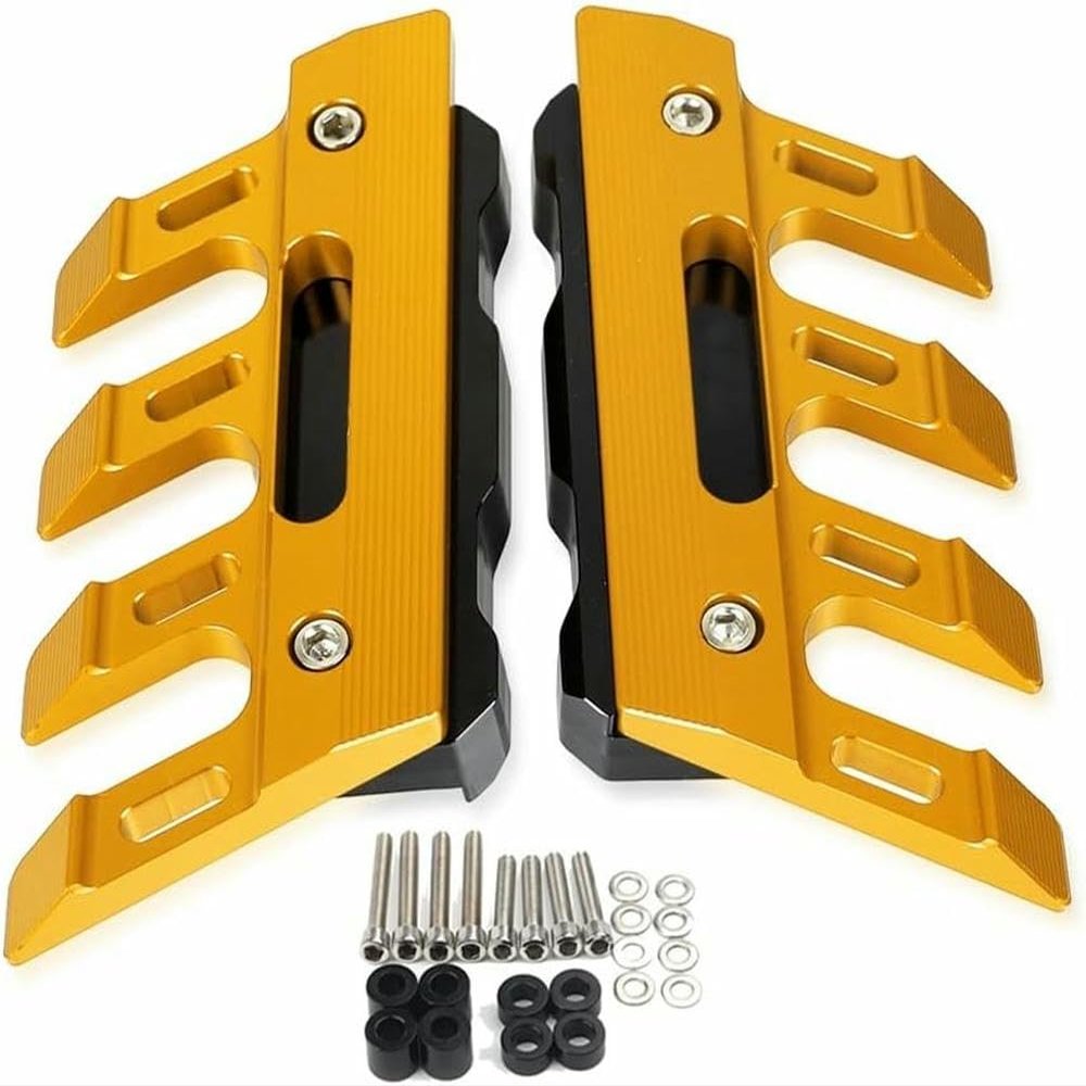CGJCXGV Motorcycle Front Fender Side Protection Guard Mudguard Sliders Front Fork Protector Guard Block Front Fender Slider for BMW R1200R R 1200R