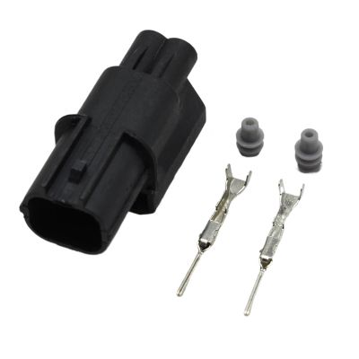 AICNRUT 2Pin Air Intake Pressure Sensor Waterproof Electronic Connector Wire Harness Male Female 6188-0589 6189-0890 AICNRUT(Army green)