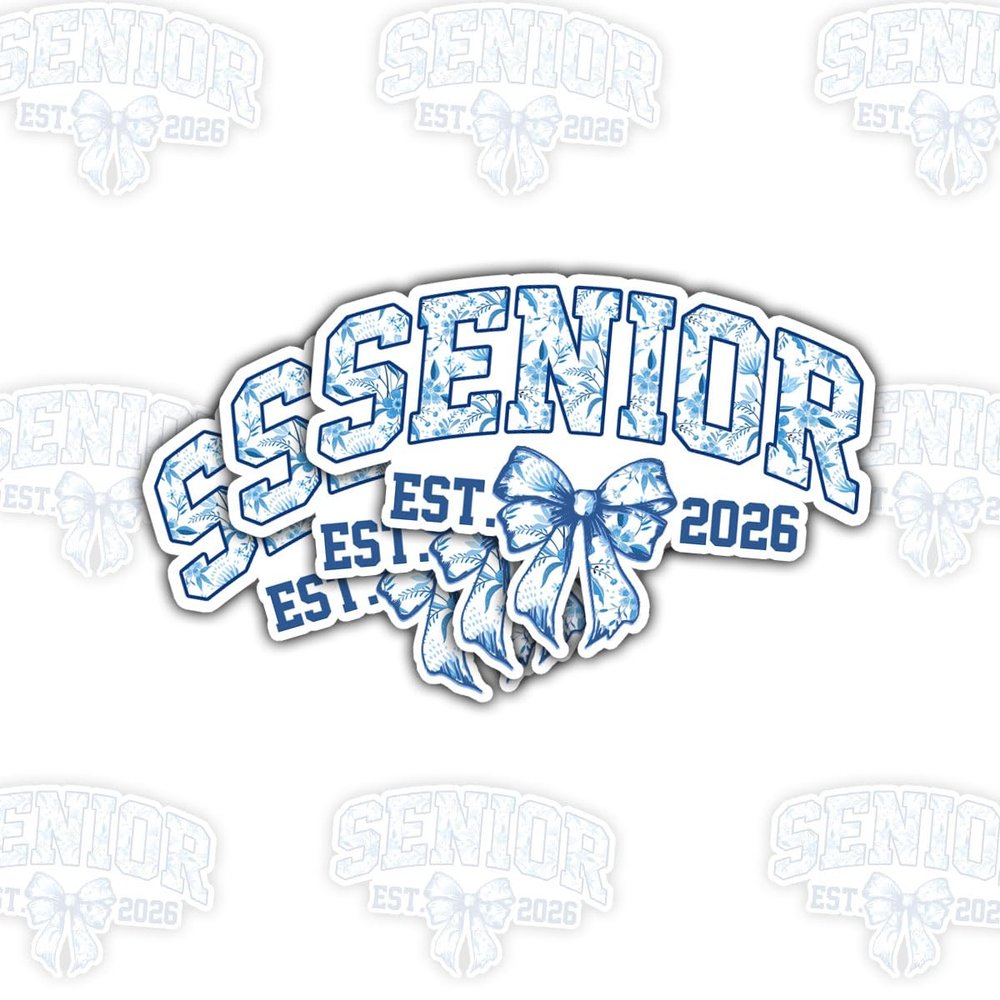 (3pcs) Senior Class of 2026 Graduation Sticker Inspirational Class of 2026 Quote Vinyl Decal Waterproof for Laptop, Water Bottle, Car, Tumbler (Style 11, 6 Inches)