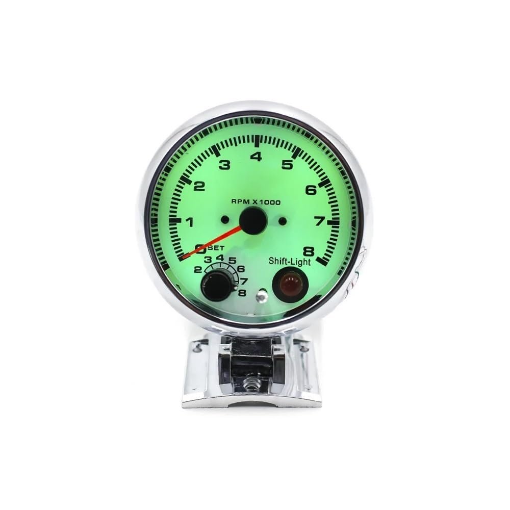 Tachometer Odometer Tachometer Tacho Gauge 0~8000 RPM Meter Universal Car Motor 7 Colors Adjustable Led Meter Pointer RPM