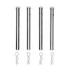 1 PC Set Rear Disc Brake Hardware Kit fits DeLorean DMC 12 2.9L 1981-1983 view 1